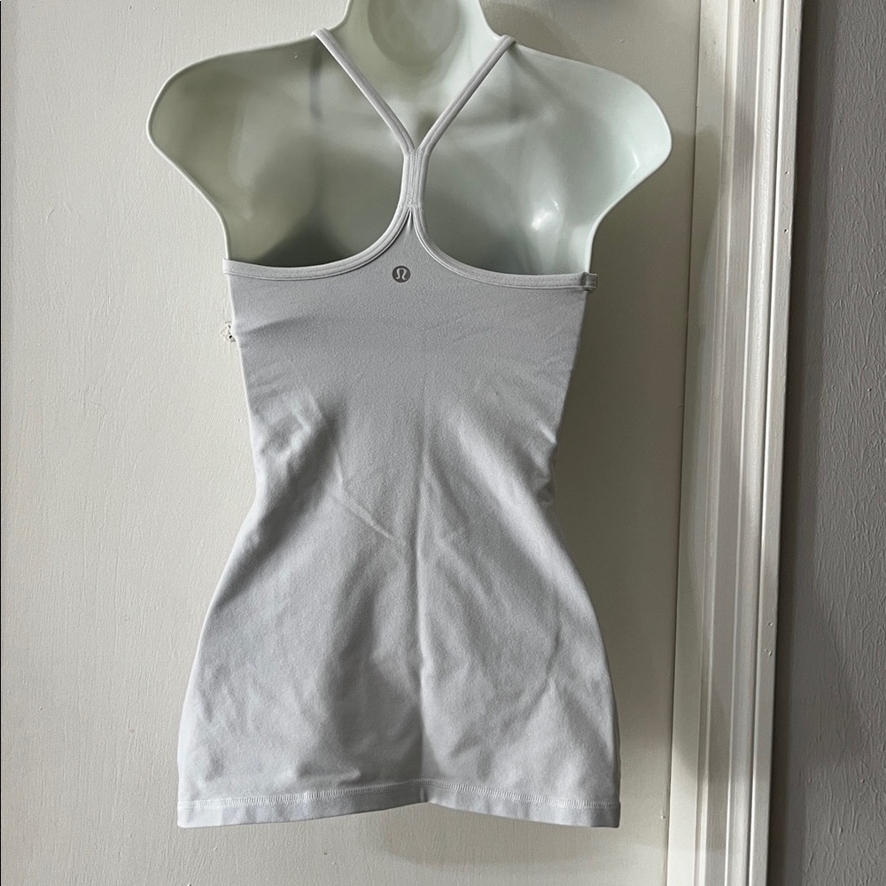 Lululemon Athletica White Strappy Tank - Picture 3 of 6